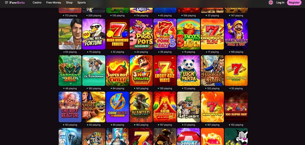 Casino PawBets Games