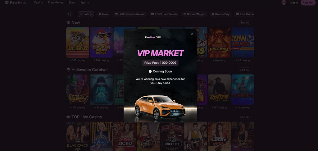 Negozio bonus PawBets Casinò