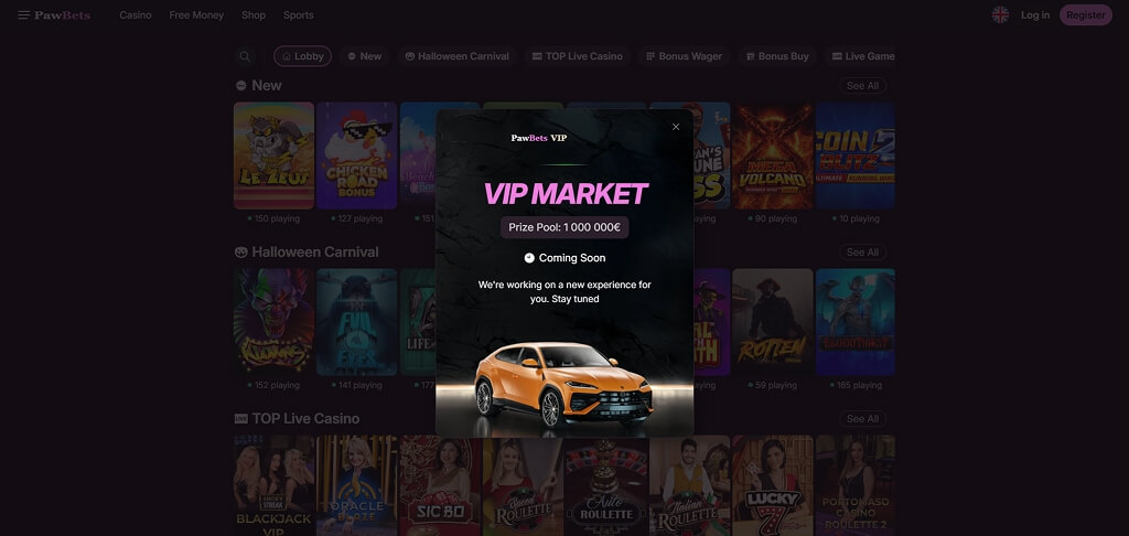 PawBets Casino Bonus-Kaufen